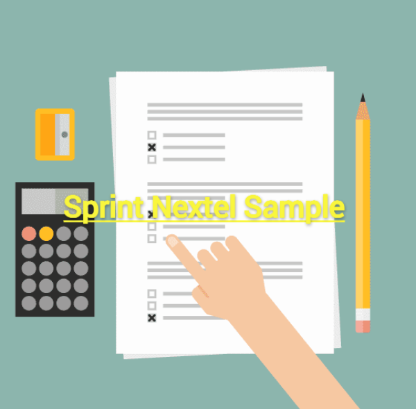 Sprint Nextel Sample